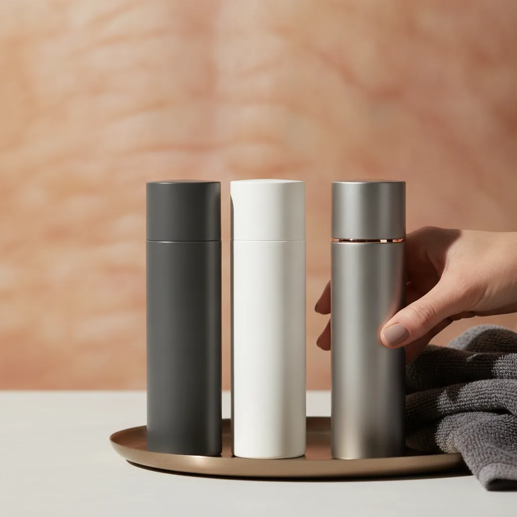 Clinical-luxury, confidence-boosting style