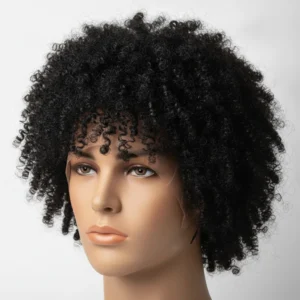 Curly Hair System for Men