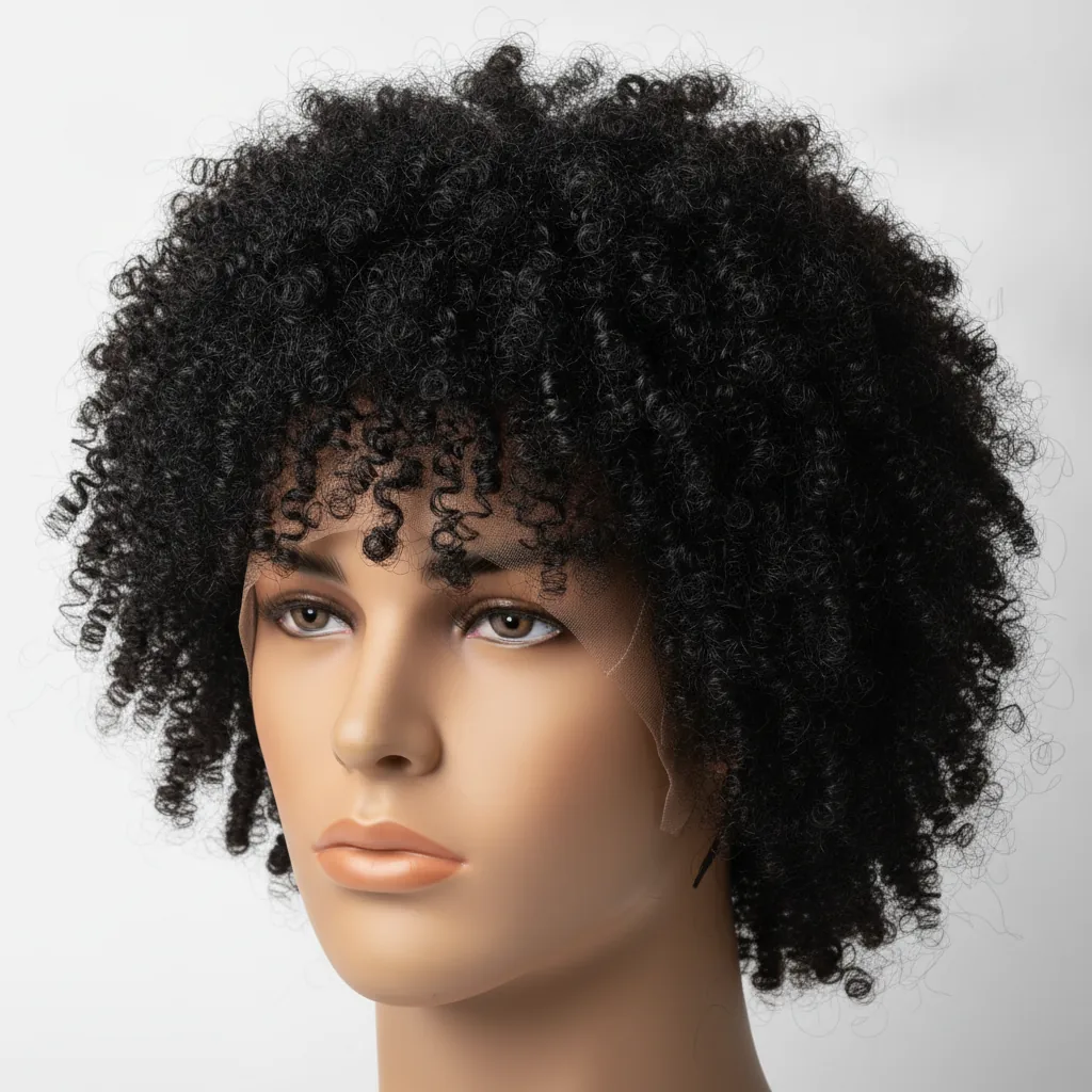 Curly Hair System for Men