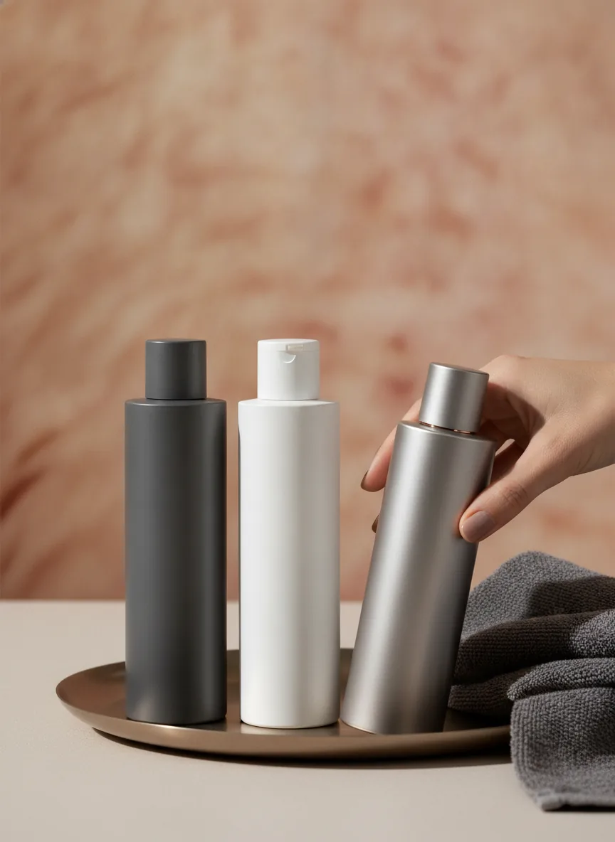 Clinical-luxury, confidence-boosting style